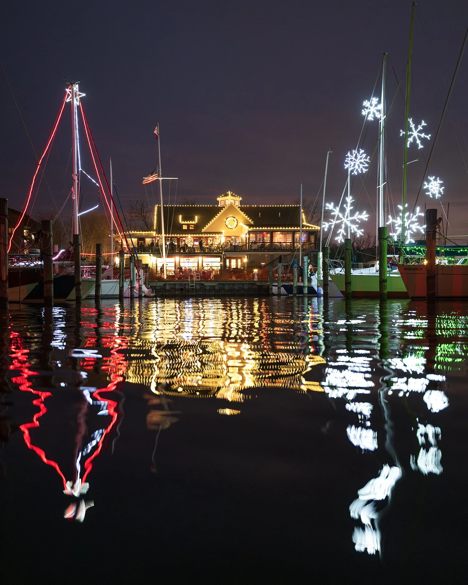 Photographing the Eastport Yacht Club Lights parade — Jay Fleming